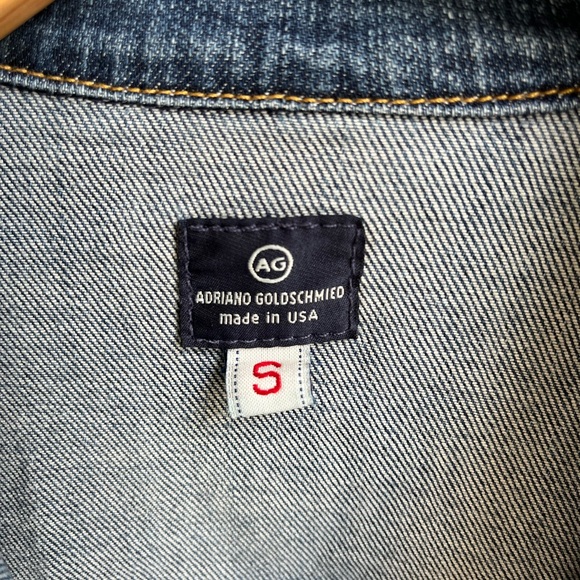 AG Adriano Goldschmied The Robyn Denim Jacket Size S - Picture 3 of 7